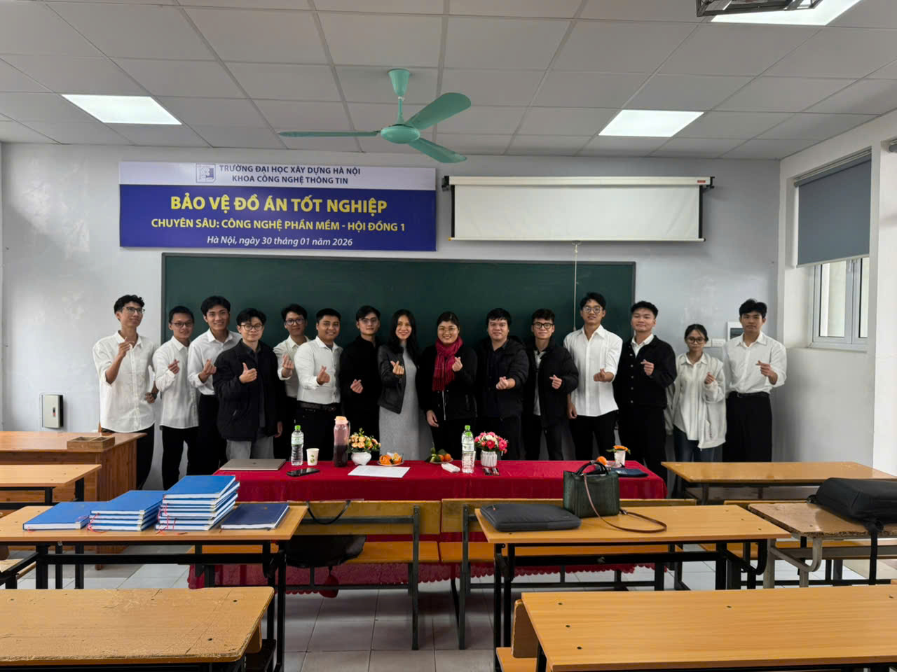 LỄ BẢO VỆ ĐỒ ÁN TỐT NGHIỆP ĐỢT 1 HỆ KỸ SƯ KHÓA 66, CHUYÊN NGÀNH CÔNG NGHỆ PHẦN MỀM